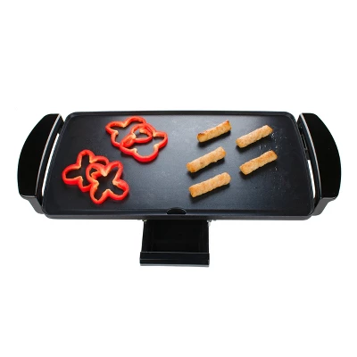 Brentwood TS-819 9x18 Inch Nonstick Electric Griddle In Black With Drip Pan 3 Brentwood TS-819 9x18 Inch Nonstick Electric Griddle In Black With Drip Pan