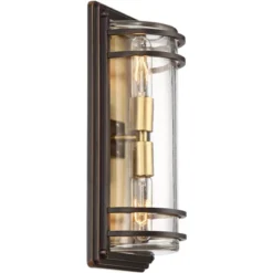 John Timberland Habitat Modern Outdoor Wall Light Fixture Bronze Warm Brass 16" Clear Glass For Post Exterior Barn Deck House Porch Yard Patio Home 14 John Timberland Habitat Modern Outdoor Wall Light Fixture Bronze Warm Brass 16" Clear Glass For Post Exterior Barn Deck House Porch Yard Patio Home -Garden Promotional Store GUEST 7f10aea0 5df2 4752 844d d942cc89b1f6