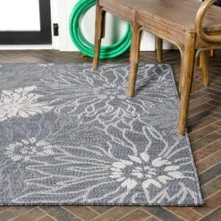 Bahamas Modern All-Over Floral Indoor/Outdoor Area Rug - JONATHAN Y -Garden Promotional Store GUEST 800513a1 6989 4ed5 bac5 d6ffebb3fa33