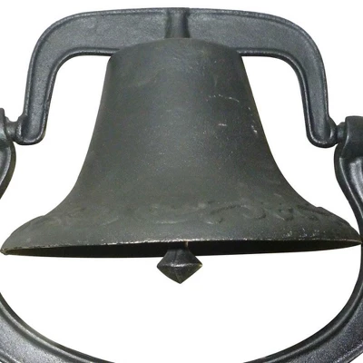 Yard Tuff YTF-22LB Large Decorative Collectible Cast Iron Metal Farm Dinner Bell 3 Yard Tuff YTF-22LB Large Decorative Collectible Cast Iron Metal Farm Dinner Bell
