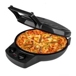 Courant 12 Inch Electric Griddle And Pizza Maker W/ Dial, Opens 180° -Garden Promotional Store GUEST 84b3f03b 92d0 4fc4 bede 682a69b3795a