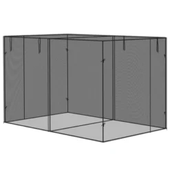 Outsunny 10 X 6.5ft Crop Cages For Garden, Plant Protectors From Animals, With Two Zippered Doors, Storage Bag And 6 Ground Stakes, Black -Garden Promotional Store GUEST 856a772b 821b 4d7d 8e92 6c4981227829