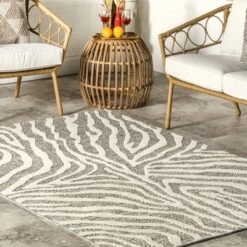 NuLOOM Corina Zebra Indoor/Outdoor Patio Area Rug 20 NuLOOM Corina Zebra Indoor/Outdoor Patio Area Rug -Garden Promotional Store GUEST 865d1a86 c7c9 4e57 82ea 7448dc71d906