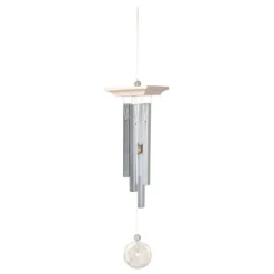 Woodstock Wind Chimes For Outside, Garden Décor, Outdoor & Patio Décor, Woodstock White Marble Chime Silver Wind Chimes -Garden Promotional Store GUEST 88ea6075 4946 4ef9 9d64 45829f8b346f