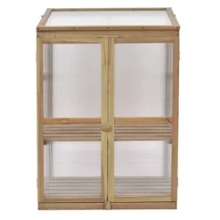 Costway Garden Portable Wooden GreenHouse Cold Frame Raised Plants Shelves Protection -Garden Promotional Store GUEST 8a40c89d 1b47 4afa ae7f 698d35c74ec1