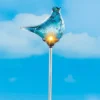 Collections Etc Outdoor Decorative Solar Glass Bird Garden Stake -Garden Promotional Store GUEST 8a4ba353 268b 4af6 82db 19f22d8196ab