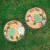 Northlight Set Of 2 Welcome Birds Outdoor Floral Garden Stones 11" -Garden Promotional Store GUEST 8a5c9105 2b40 462b a4b6 d17262dc3849