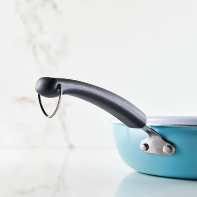 Farberware Eco Advantage 12.5" Nonstick Ceramic Deep Frying Pan With Helper Handle 6 Farberware Eco Advantage 12.5" Nonstick Ceramic Deep Frying Pan With Helper Handle - Image 4