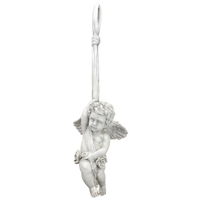 Design Toscano Angelic Play Hanging Sculpture - Large, Off-White 4 Design Toscano Angelic Play Hanging Sculpture - Large, Off-White - Image 2