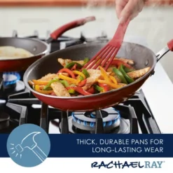 Rachael Ray Cook + Create Aluminum Nonstick Frying Pan Set 2pcRed 19 Rachael Ray Cook + Create Aluminum Nonstick Frying Pan Set 2pcRed -Garden Promotional Store GUEST 8b3f4b40 c906 4bb6 b3c5 de7a3c5f4b58