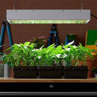 Hydrofarm FLT24 Agrobrite 4-Tube Daisy Chainable Hydroponic 2-Foot Grow Light Fixture 96W With 4-T5 Bulbs For Indoor Home Gardens 7 Hydrofarm FLT24 Agrobrite 4-Tube Daisy Chainable Hydroponic 2-Foot Grow Light Fixture 96W With 4-T5 Bulbs For Indoor Home Gardens - Image 5