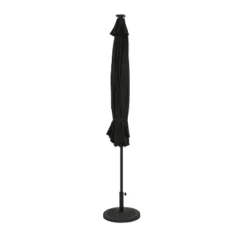 11' X 11' Calypso II Market Patio Umbrella With Solar LED Strip Lights Black - Island Umbrella -Garden Promotional Store GUEST 8c25ff09 23e4 435d 9e98 1d9cdc8ecb51