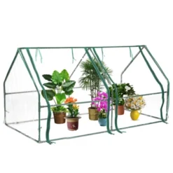 Gardenised Green Outdoor Waterproof Portable Plant Greenhouse With 2 Clear Zippered Windows 23 Gardenised Green Outdoor Waterproof Portable Plant Greenhouse With 2 Clear Zippered Windows -Garden Promotional Store GUEST 8c5f27e4 178f 4701 89e6 c2e553c29364