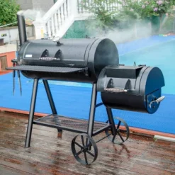 Captiva Designs E02GR016 16" Offset Charcoal Smoke - Black -Garden Promotional Store GUEST 8c9f5c0b 307b 4ec2 ad79 1a7c29a68c37