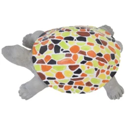 Sunnydaze Decor Sunnydaze 10.5" Mildred The Magnanimous Mosaic Polystone Turtle Statue With Hand-Painted Shell -Garden Promotional Store GUEST 8e200d4a 7d6c 4db1 9604 80a00615fe47