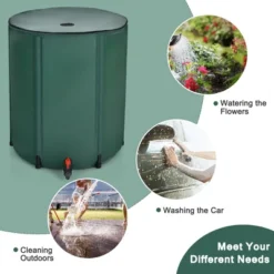 Costway 53 Gallon Portable Rain Barrel Water Collector Collapsible Tank W/Spigot Filter -Garden Promotional Store GUEST 8e49f311 aa70 44c0 99e1 37822e679eb6