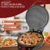 Brentwood 1200 Watt 12 Inch Non Stick Pizza Maker And Grill In Red -Garden Promotional Store GUEST 8f4de149 2182 423e a66d 015cb23882e9