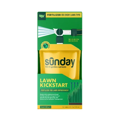 Sunday 42.3oz Lawn Kickstart Lawn Fertilizer 3 Sunday 42.3oz Lawn Kickstart Lawn Fertilizer