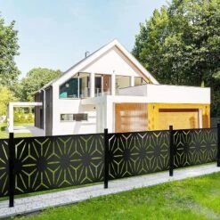NewTown Decorative Outdoor Privacy Screen Panels, Metal Laser Cut Privacy Screen Decorative Patio Metal Fence For Outdoor Indoor Decor-The Pop Home -Garden Promotional Store GUEST 8febc151 baba 44db 88b4 c1e8baf7f427