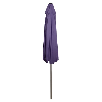 Northlight 9ft Outdoor Patio Market Umbrella With Hand Crank And Tilt - Purple 9 Northlight 9ft Outdoor Patio Market Umbrella With Hand Crank And Tilt - Purple - Image 7