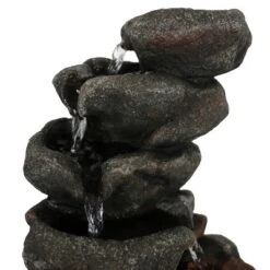 Sunnydaze Decor Sunnydaze Indoor Office Entryway Tabletop Serene Rocky Falls Water Fountain Feature With LED Light - 10" 13 Sunnydaze Decor Sunnydaze Indoor Office Entryway Tabletop Serene Rocky Falls Water Fountain Feature With LED Light - 10" -Garden Promotional Store GUEST 9202f396 f55b 4a9d 858b 13a3113dc297