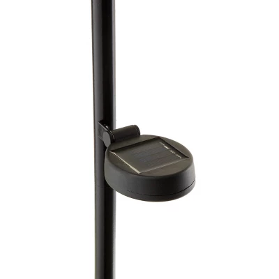 33" Rainbow Solar Glass Globe Garden Stake With LED Lights - Alpine Corporation 7 33" Rainbow Solar Glass Globe Garden Stake With LED Lights - Alpine Corporation - Image 5