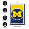 Evergreen Flag, DS New Burlap, Reg, University Of Michigan -Garden Promotional Store GUEST 92a15da8 5b8e 4605 86c8 f50206c71a5b