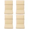 Aoodor Indoor Outdoor High Back Chair Cushions Replacement Set Of 4