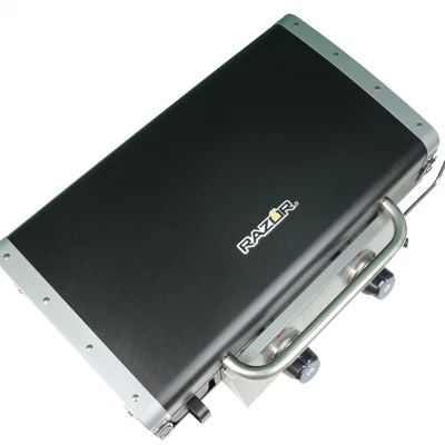 Razor Griddle GGT2131M 25 Inch Outdoor 2 Burner Portable LP Propane Gas Grill Griddle, 318 Sq In And Top Cover Lid For BBQ Cooking, Black (Steel) 5 Razor Griddle GGT2131M 25 Inch Outdoor 2 Burner Portable LP Propane Gas Grill Griddle, 318 Sq In And Top Cover Lid For BBQ Cooking, Black (Steel) - Image 3