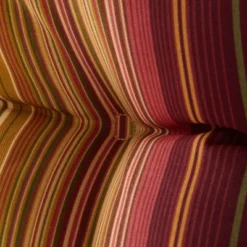 Kinnabari Stripe Outdoor High Back Chair Cushion - Kensington Garden -Garden Promotional Store GUEST 93f0a81a 0537 4749 a4f0 774cbc690234