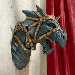 Design Toscano War Dragon Wall Sculpture : Set Of Two