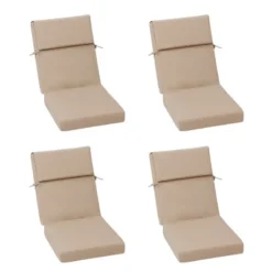 Aoodor Indoor Outdoor High Back Chair Cushions Replacement Set Of 4 -Garden Promotional Store GUEST 959db48c 09cd 4f3f 8443 63dc5b588d70