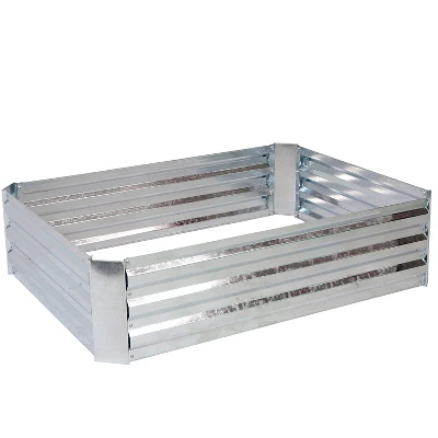 Sunnydaze Decor Sunnydaze Steel Raised Garden Bed With Greenhouse Cover - Green 8 Sunnydaze Decor Sunnydaze Steel Raised Garden Bed With Greenhouse Cover - Green - Image 6