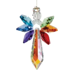 Woodstock Wind Chimes Woodstock Rainbow Makers Collection, Crystal Guardian Angel, Large 2'' Crystal Suncatcher For Indoor Decor Gift -Garden Promotional Store GUEST 962e8f38 7663 4bd1 86f0 9078ff3697ef