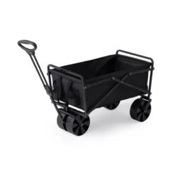 Seina Heavy Duty Steel Collapsible Folding Outdoor Portable Utility Cart Wagon With All Terrain Plastic Wheels And 150 Pound Capacity, Blue/Gray -Garden Promotional Store GUEST 979e053d a562 4d32 a3ce 3f76a975ad88