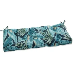 Outdoor/Indoor Blown Bench Cushion Tortola Midnight Blue - Pillow Perfect -Garden Promotional Store GUEST 98d48801 6fba 4733 aa7a 43dc69d06e01