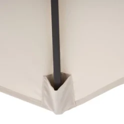 9' X 9' UV Protected Patio Umbrella With Crank And Push Button Tilt Beige - Wellfor -Garden Promotional Store GUEST 9a67c0dd f370 49ce 9c21 0aa20276cdf1