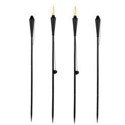 BIRDROCK HOME 4pk Mallorca Torches - Black -Garden Promotional Store GUEST 9ac8ea50 033c 424e ba9c 1dbf0f1448dd