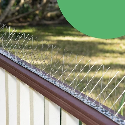 BIRD BLINDER 4" Steel Bird Spikes For Pigeons And Other Small Birds, Silver Set Of 15 4 BIRD BLINDER 4" Steel Bird Spikes For Pigeons And Other Small Birds, Silver Set Of 15 - Image 2