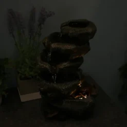 Sunnydaze Decor Sunnydaze Indoor Office Entryway Tabletop Serene Rocky Falls Water Fountain Feature With LED Light - 10" 17 Sunnydaze Decor Sunnydaze Indoor Office Entryway Tabletop Serene Rocky Falls Water Fountain Feature With LED Light - 10" -Garden Promotional Store GUEST 9bd68222 5007 477a 8d07 d817b29601aa