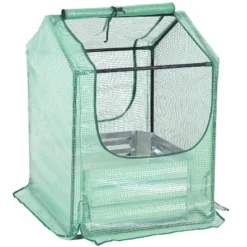 Sunnydaze Decor Sunnydaze Steel Raised Garden Bed With Greenhouse Cover - Green 24 Sunnydaze Decor Sunnydaze Steel Raised Garden Bed With Greenhouse Cover - Green -Garden Promotional Store GUEST 9c4a5881 7a39 4308 b9f6 cd87ca85a1e5