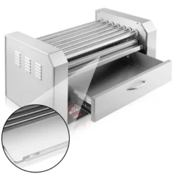 Olde Midway Electric Hot Dog Roller Grill Machine With Bun Warmer, Commercial Grade -Garden Promotional Store GUEST 9c74ac38 c57a 4b57 b383 ed77933b255e