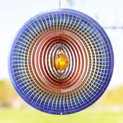 VP Home Kinetic 3D Metal Outdoor Garden Decor Wind Spinner, Multicolored -Garden Promotional Store GUEST 9d41e029 c78d 475c 95ce 2ea720e70a2a