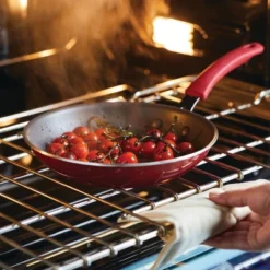 Rachael Ray Cook + Create Aluminum Nonstick Frying Pan Set 2pcRed 14 Rachael Ray Cook + Create Aluminum Nonstick Frying Pan Set 2pcRed -Garden Promotional Store GUEST 9f2498c5 8629 4f9f 8341 be9272719786