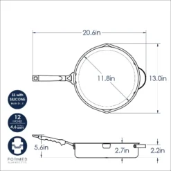 Nordic Ware Verde Ceramic Nonstick 12 Inch Skillet -Garden Promotional Store GUEST 9f30b7b6 06fd 476e a9f3 7c55913899ed