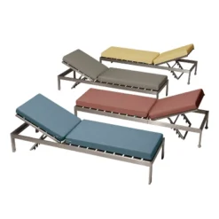 Duck Covers Weekend Water-Resistant Outdoor Chaise Cushion - Classic Accessories