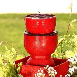 11" Indoor/Outdoor Polyresin 4-in-1 Fountain Tower With Planter - Bernini -Garden Promotional Store GUEST 9f73e1fb 92c6 47b9 a165 b92505adcb0e