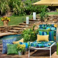 Outdoor/Indoor Rectangular Throw Pillow Set Of 2 - Pillow Perfect -Garden Promotional Store GUEST 9f8b64b1 8e57 4490 befb affed08ee112