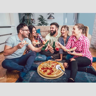 Royal Gourmet 2pc Pizza Set For BBQ Grill Oven With 13'' Round Pizza Cordierite Stone 3 Royal Gourmet 2pc Pizza Set For BBQ Grill Oven With 13'' Round Pizza Cordierite Stone