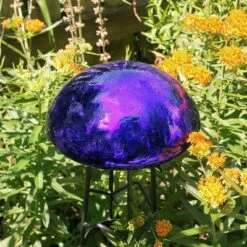 9" Glass Toadstool Gazing Globe Ball - Achla Designs -Garden Promotional Store GUEST a1b34d04 de62 4600 b009 8d86212d6456